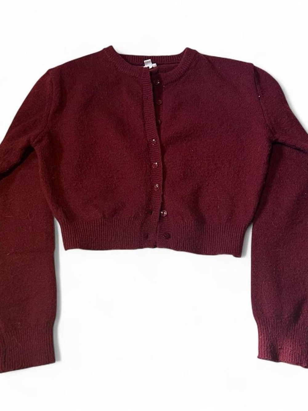 Garage Burgundy Cardigan